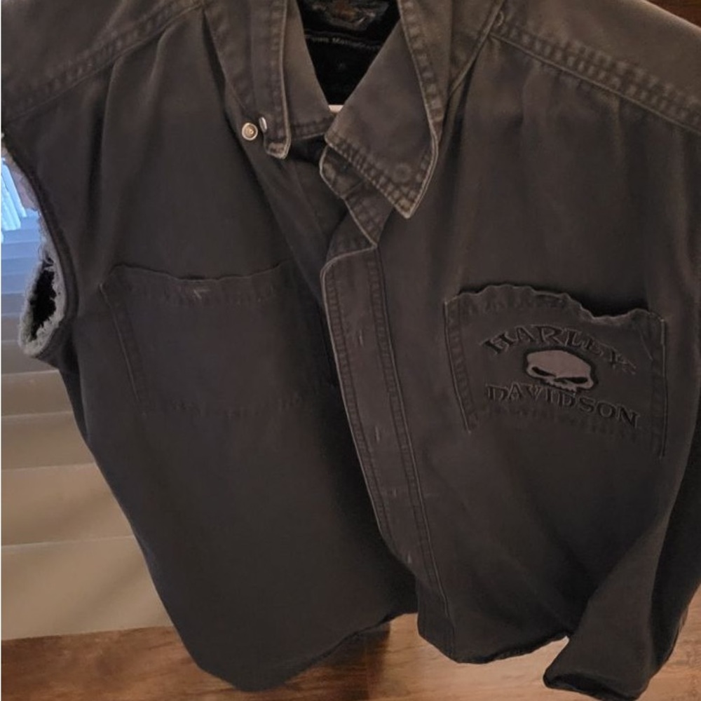 Vintage Harley Davidson vest
